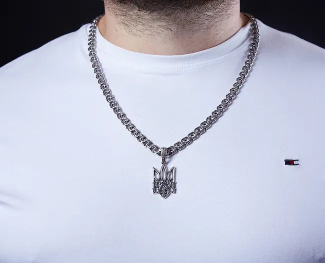 Balabinka Silver Pendant Trident