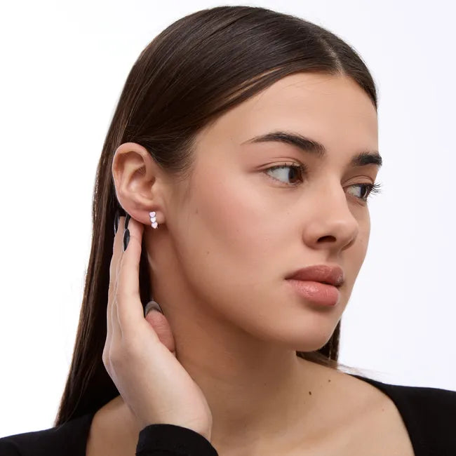 Balabinka Silver Children’s Earrings Hearts