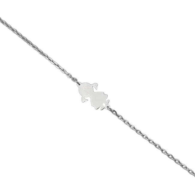 Balabinka Silver Engraving Bracelet Daughter