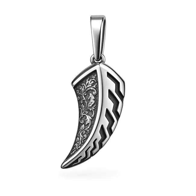 Balabinka Silver Fang Pendant