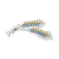 Balabinka Silver Wheat Spike Pin (Large)