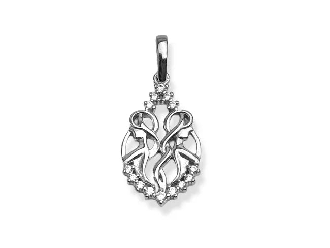 Balabinka Silver Gemini Pendan