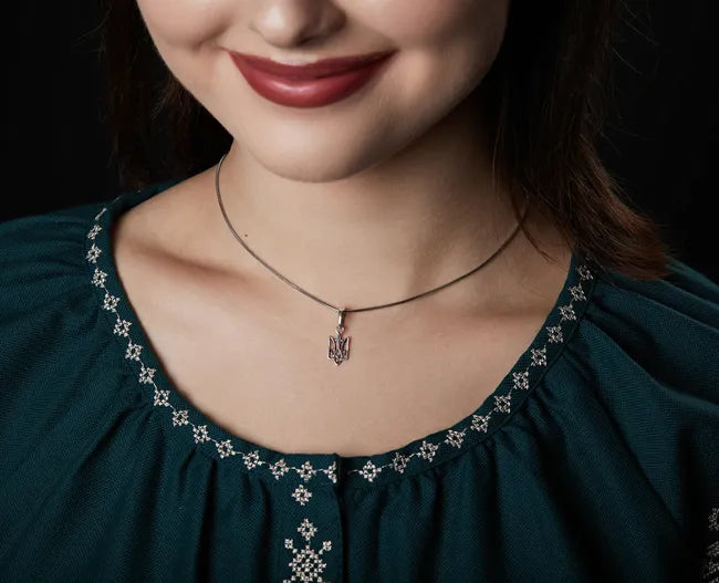 Balabinka Silver Pendant Trident