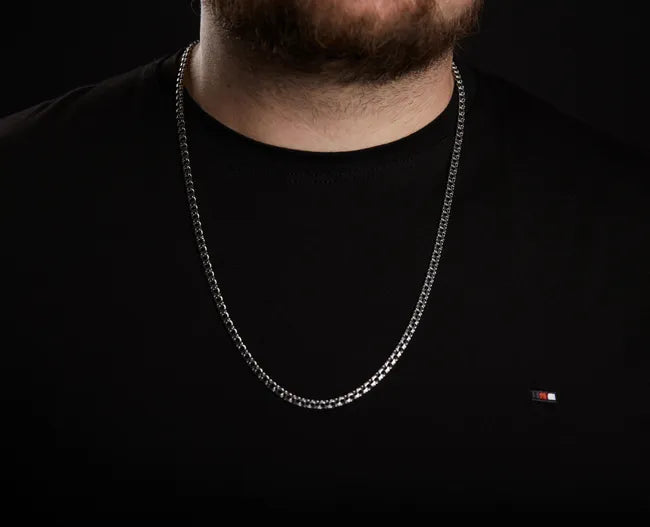 Balabinka Silver Flat Bismarck Chain