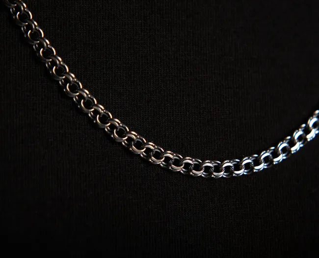 Balabinka Silver Flat Bismarck Chain