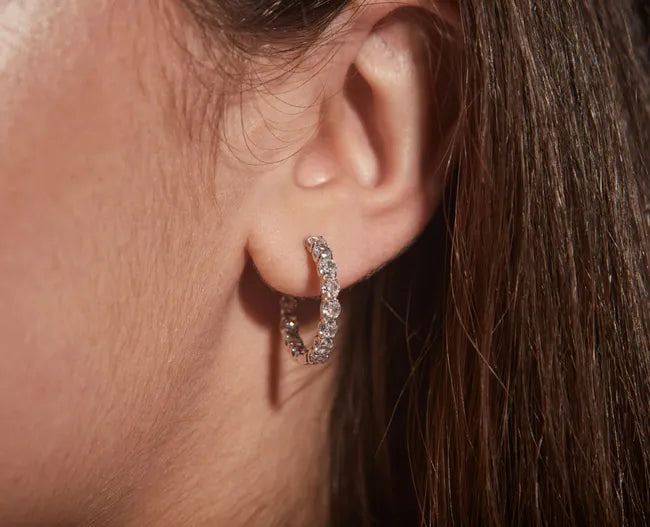 Balabinka Silver Hoop Earrings Mavka