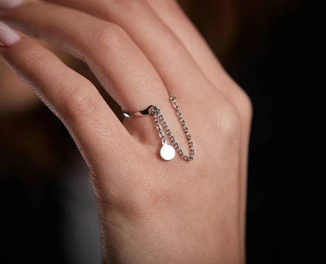 Balabinka Silver Coin Ring
