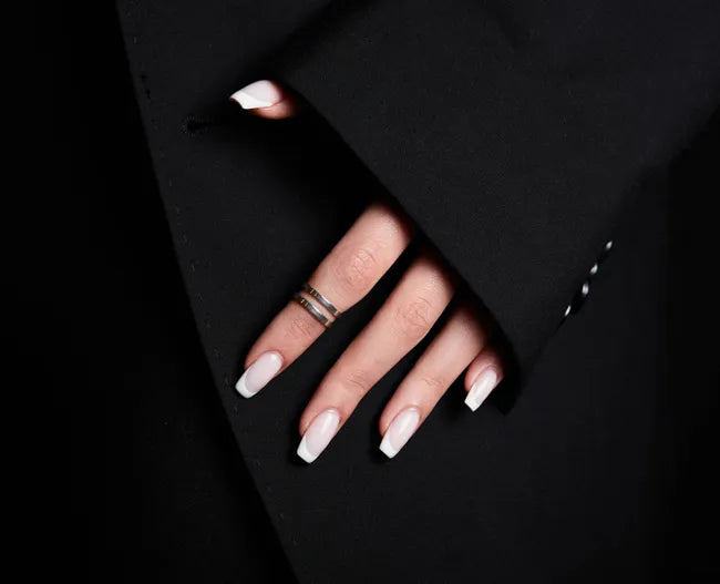 Balabinka Silver Phalange Ring “Two Lines”