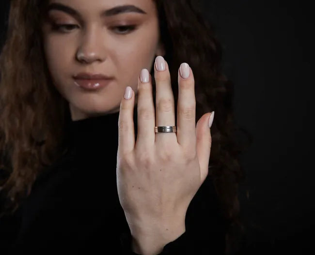 Balabinka Silver Wedding Band