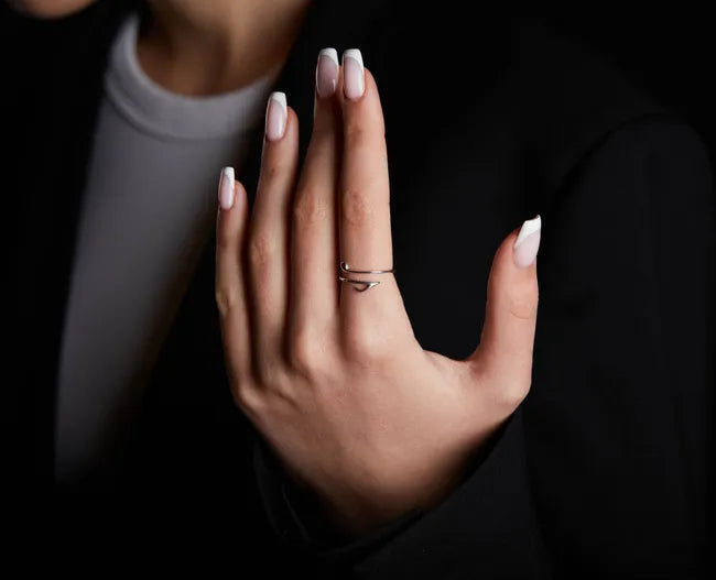 Balabinka Silver “Notes” Ring