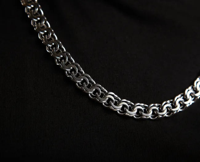 Balabinka Silver Flat Bismarck Chain