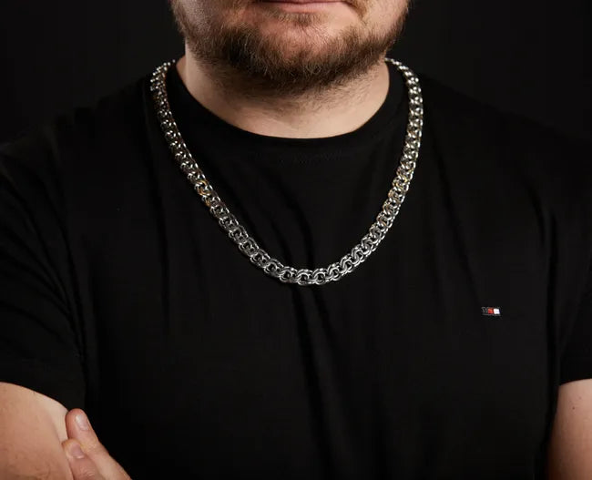 Balabinka Silver Flat Bismarck Chain