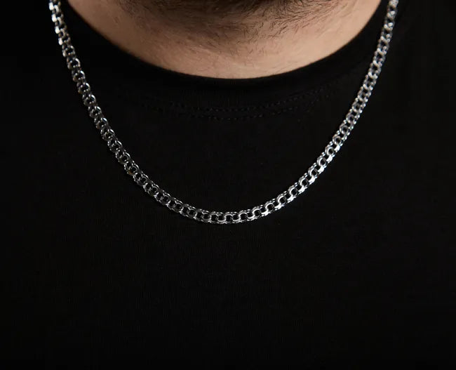 Balabinka Silver Flat Bismarck Chain