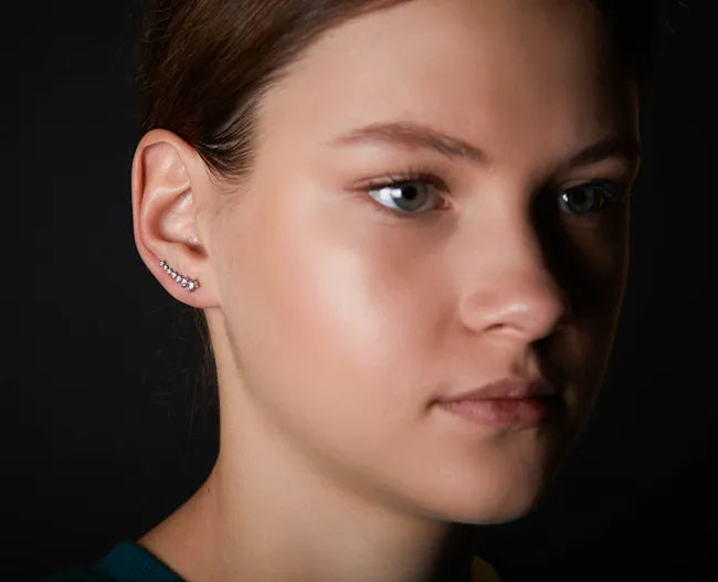 Balabinka Silver Earrings Climber