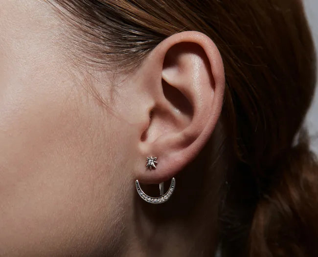 Balabinka Silver Transformer Earrings Starlight
