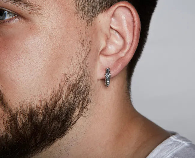 Balabinka Silver Dragon Earring