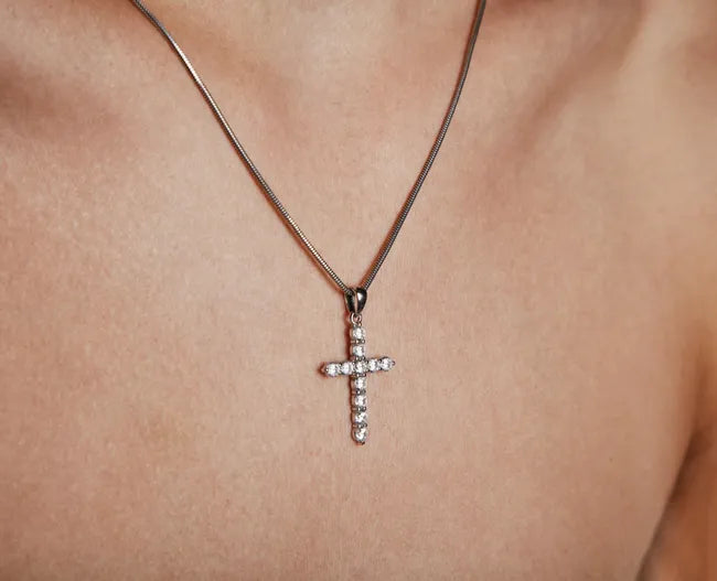 Balabinka Silver Cross Pendant “Triumph”