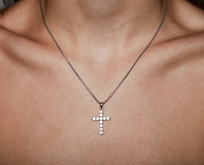 Balabinka Silver Cross Pendant “Triumph”