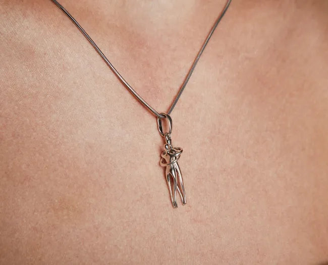 Balabinka Silver Pendant Embrace
