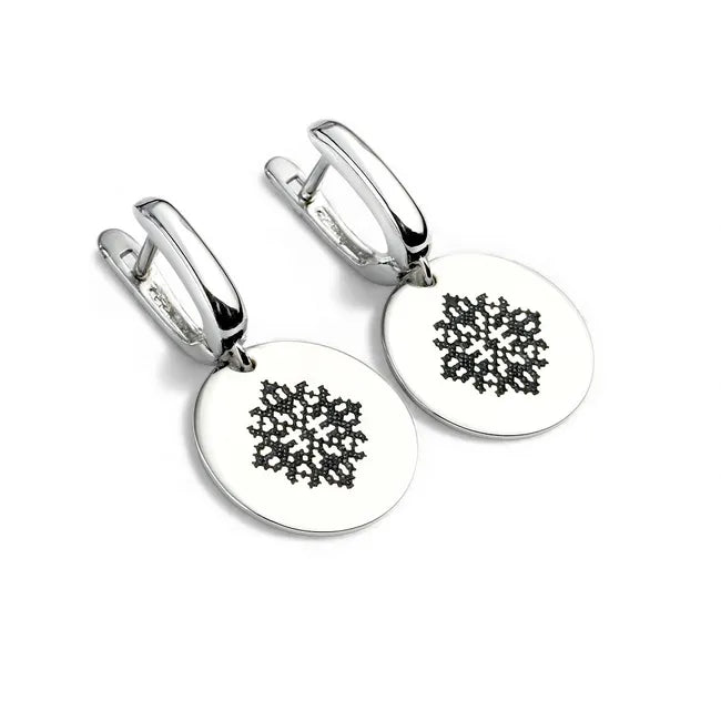 Balabinka Silver Earrings Coin