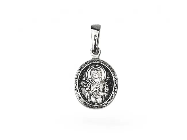 Balabinka Silver Pendant Seven-Arrow Mother of God (Semistrelnaya)