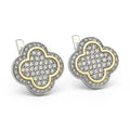 Balabinka Silver Earrings Clover