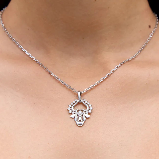 Balabinka Silver Taurus Pendant