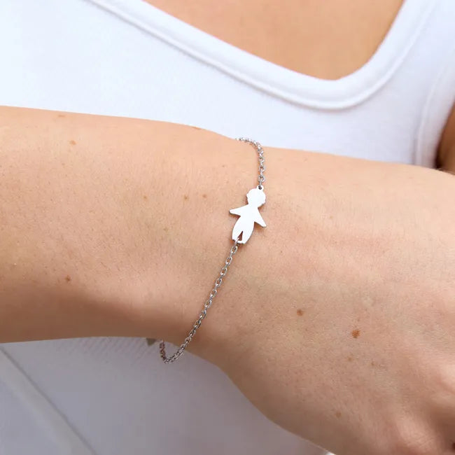 Balabinka Silver Engraving Bracelet Son
