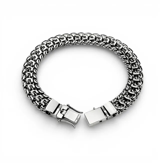 Balabinka Silver Bracelet Pharaoh with Box Clasp