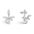 Balabinka Silver Jacket Earrings Daenerys