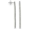 Balabinka Silver Earrings Zirconia Line
