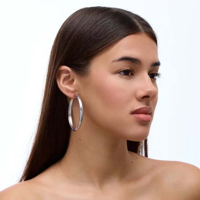 Balabinka Wide Congo Hoop Earrings
