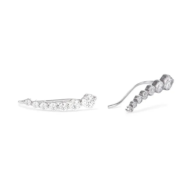Balabinka Silver Earrings Climber