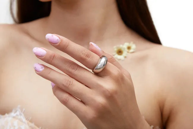 Balabinka Silver Drop Ring
