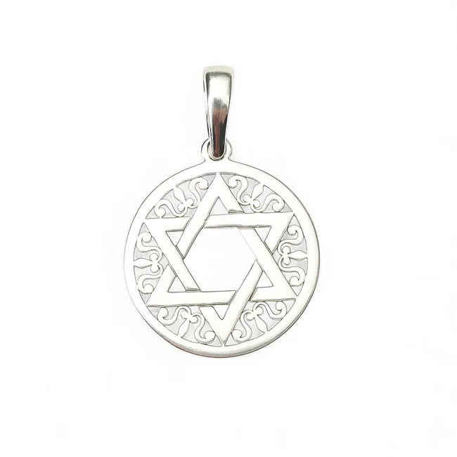 Balabinka Silver Star of David Pendant