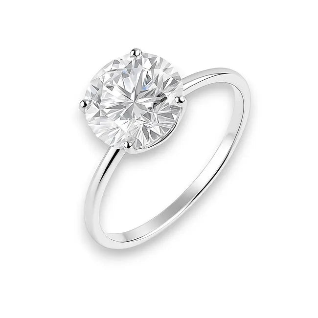 Balabinka Silver Ring “Big Zircon”