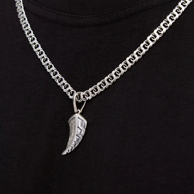 Balabinka Silver Fang Pendant