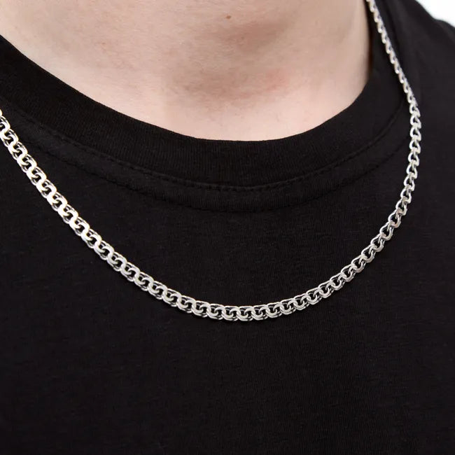 Balabinka Silver Flat Bismarck Chain