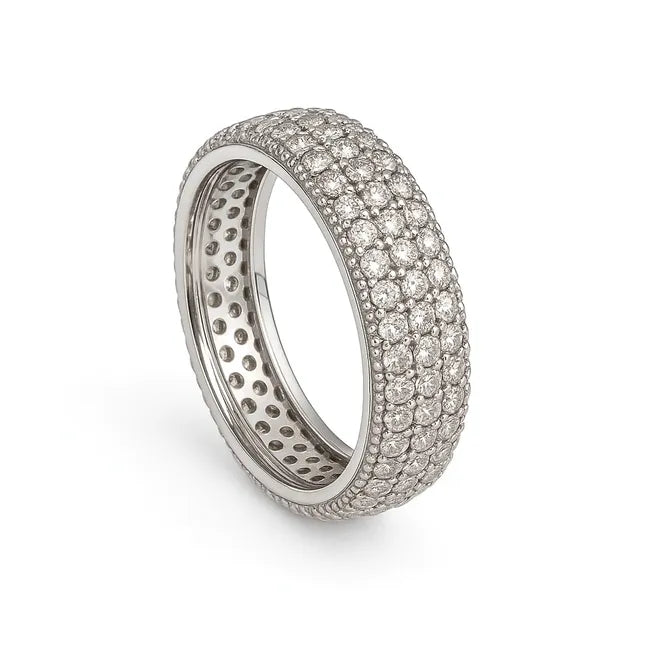 Balabinka Silver Ring Crystal