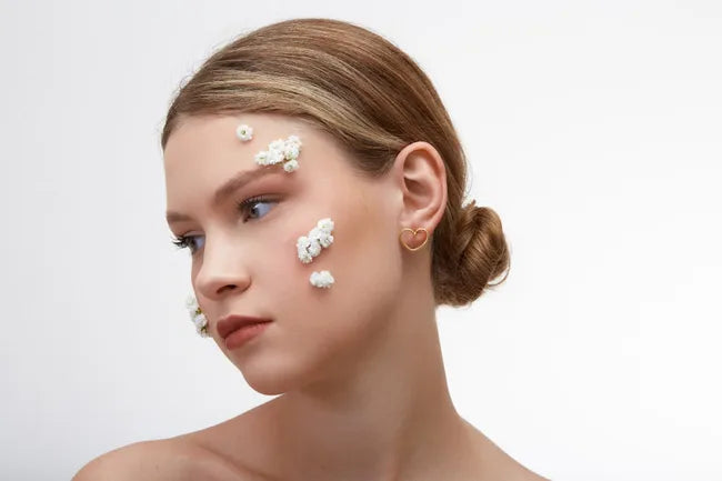 Balabinka Gold-Plated Silver Earrings Heart