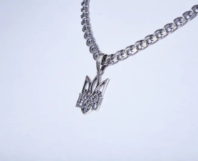 Balabinka Silver Pendant Trident