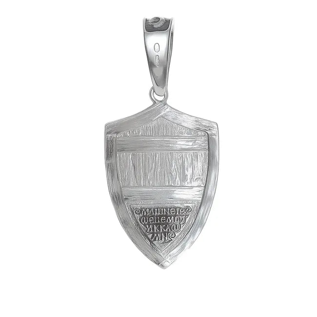 Balabinka Silver St. George Shield Pendant