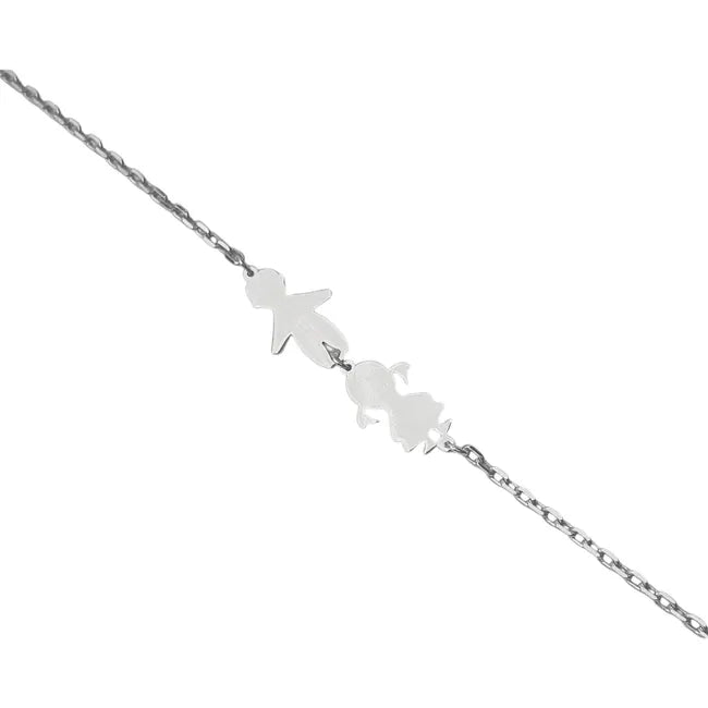 Balabinka Silver Engraving Bracelet Kids