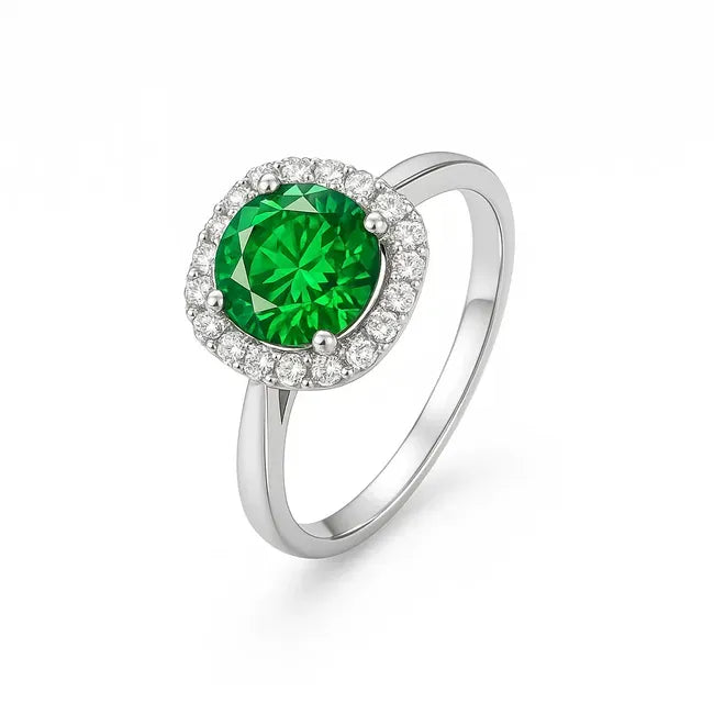 Balabinka Silver “Emerald” Ring