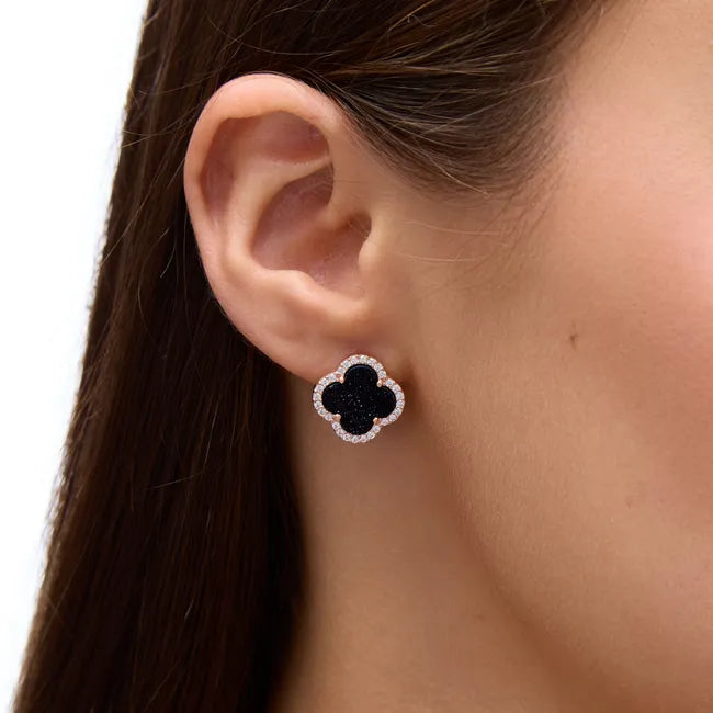 Balabinka Silver Earrings Clover
