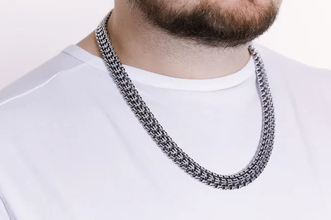 Balabinka Silver Tryzub Chain