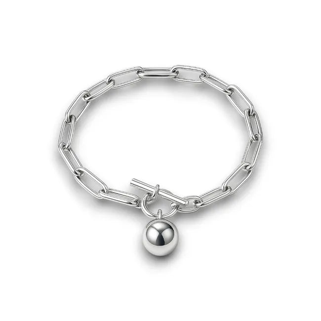 Balabinka Silver Massive Link Bracelet