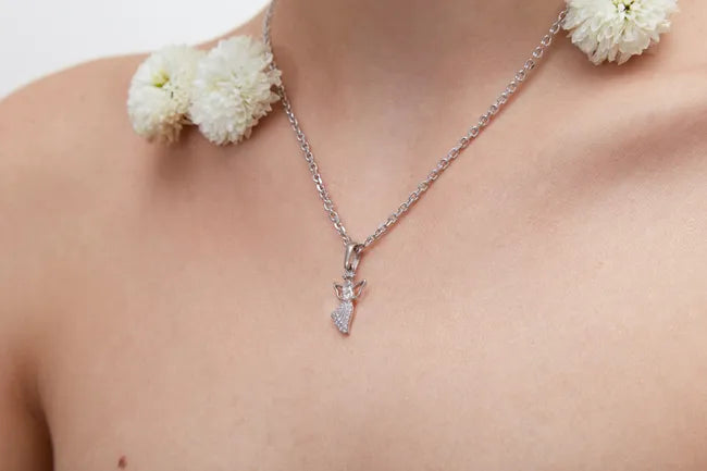 Balabinka Silver Pendant Loving Mother