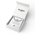Balabinka Flat Bismarck Silver Bracelet with Branded Gift Set Box