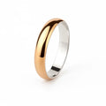 Balabinka Silver Classic Fusion Wedding Band